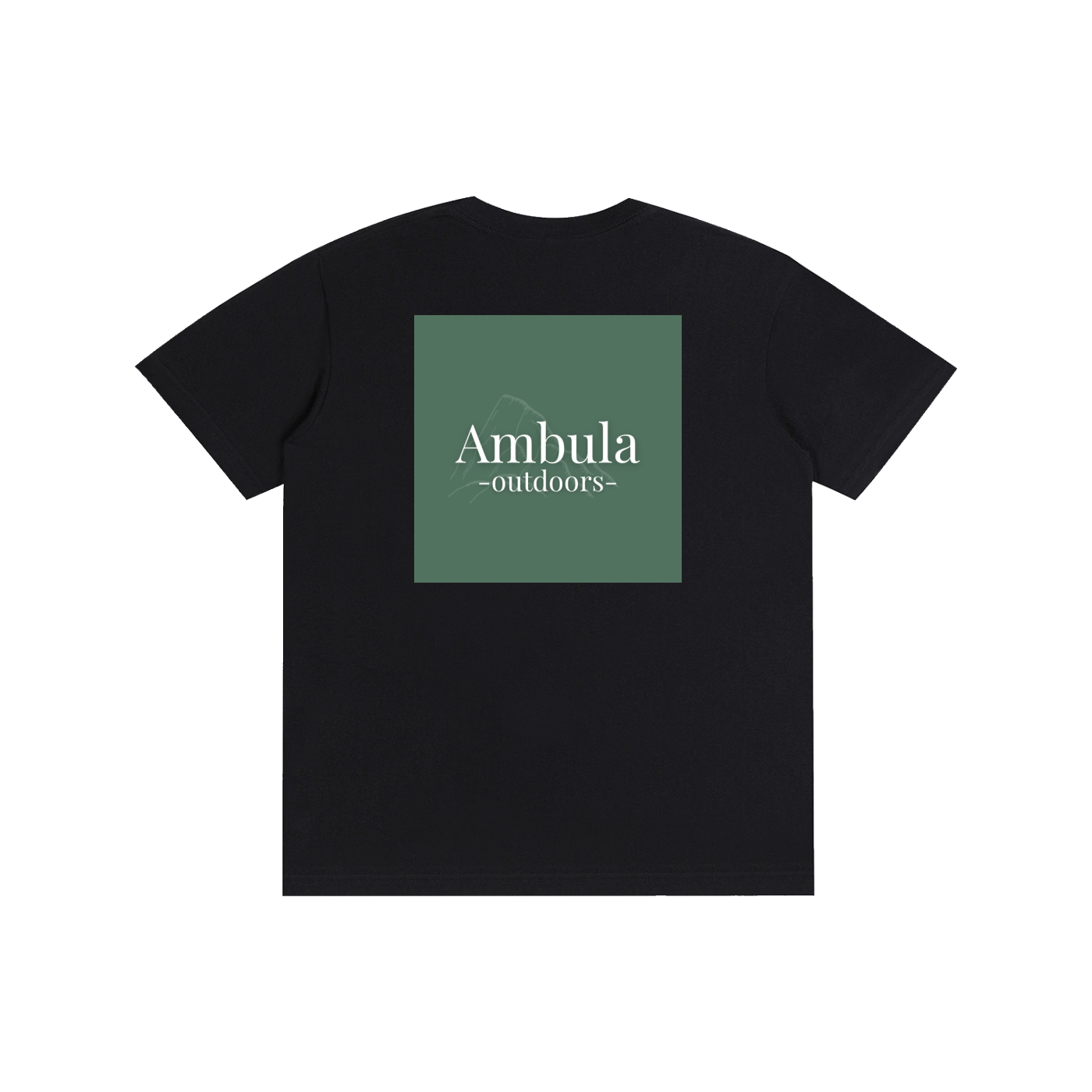 Men’s (Green) Back Print T-Shirt