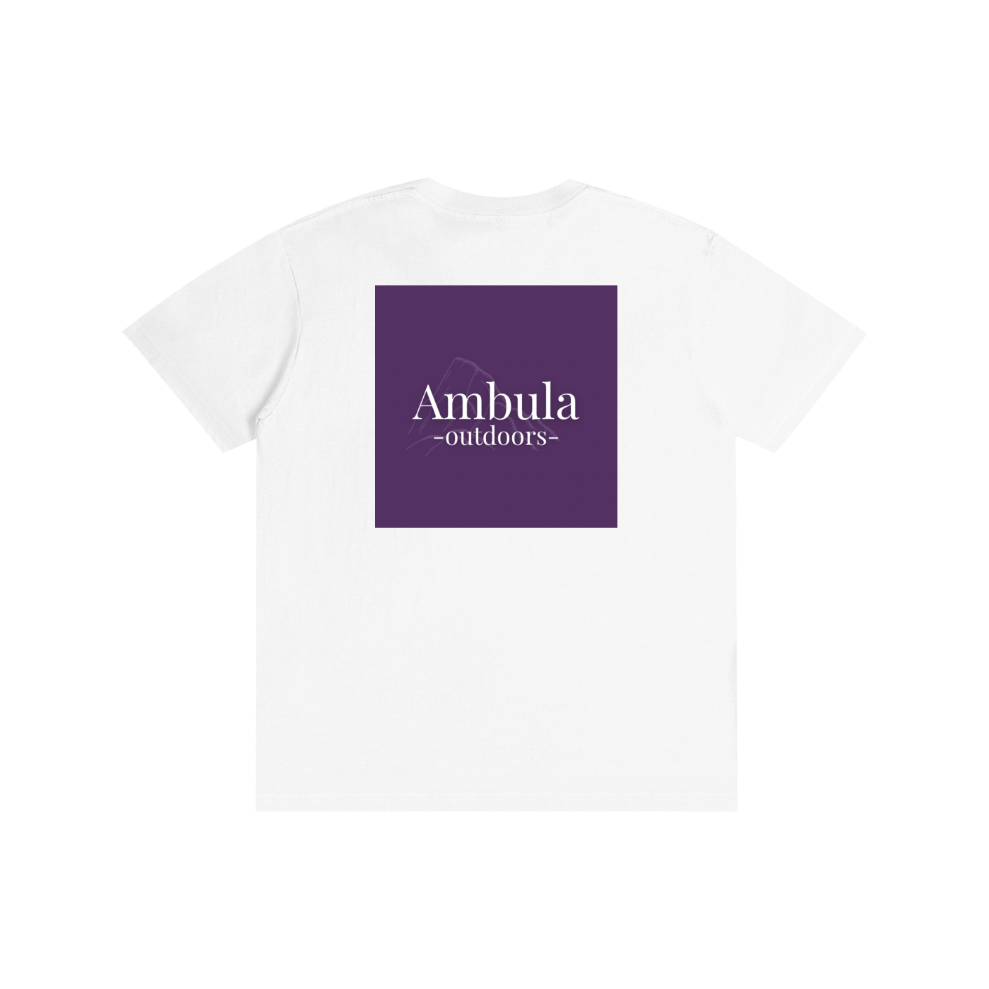 Men’s (Purple) Back Print T-Shirt