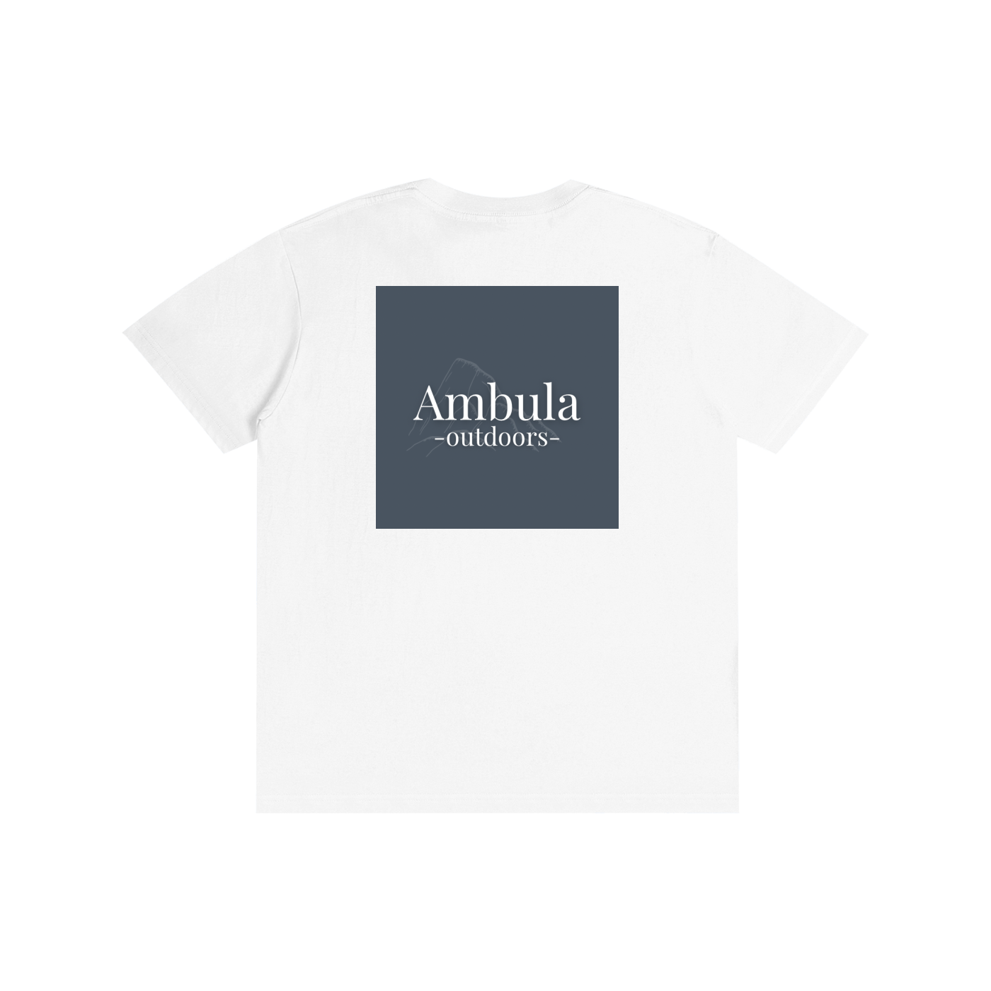 Men’s (Blue) Back Print T-Shirt