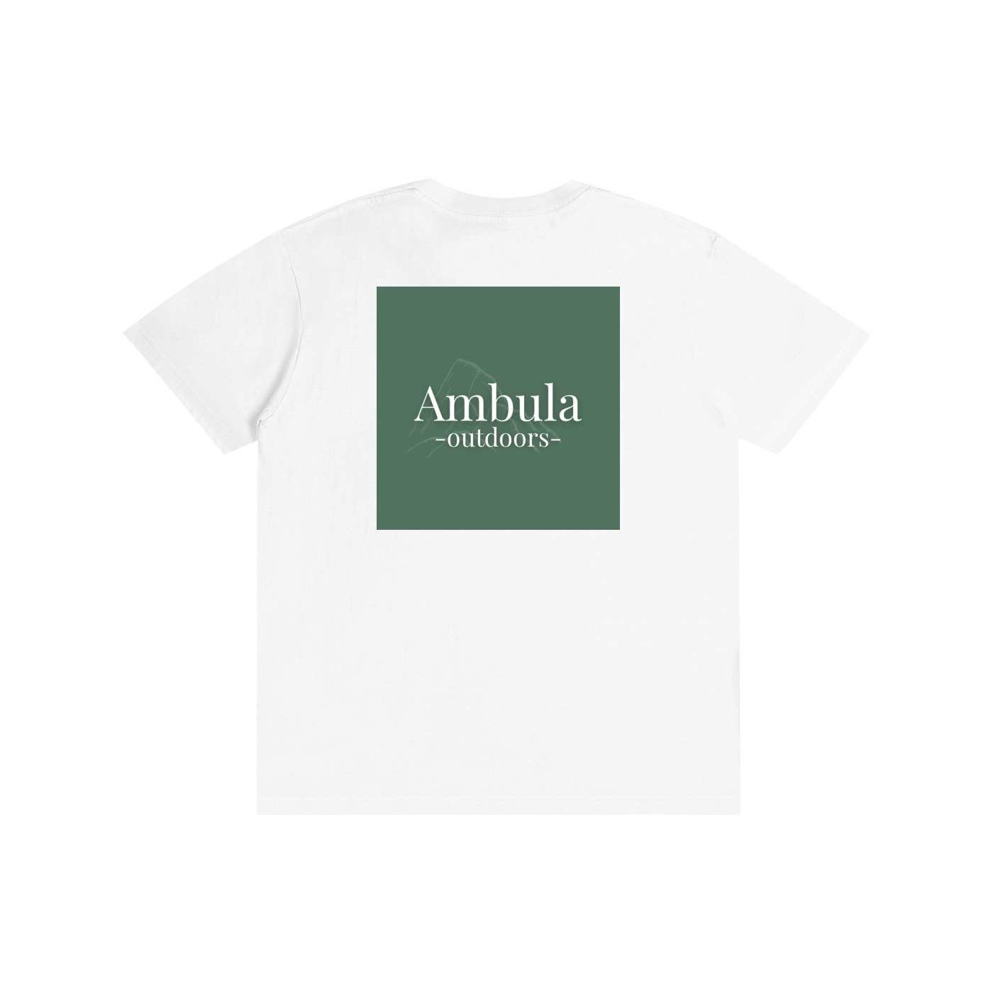 Men’s (Green) Back Print T-Shirt